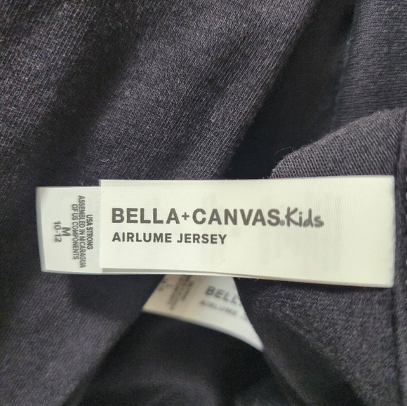 Bella + Canvas Holly Long Sleeve Tee in Black SIze L - Picture 7 of 9